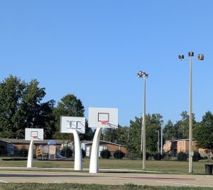 Worked with Union City Parks and Recreation and other community members to spruce up the basketball courts at a park. 